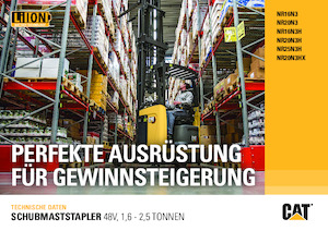 Carrelli elevatori retrattili elettrici Caterpillar NR20N3