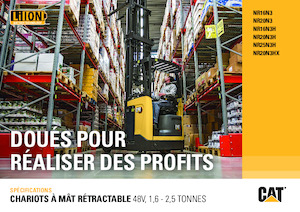 Carrelli elevatori retrattili elettrici Caterpillar NR20N3