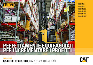 Carrelli elevatori retrattili elettrici Caterpillar NR20N3