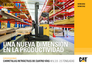 Carrelli elevatori retrattili elettrici Caterpillar NRM25N3
