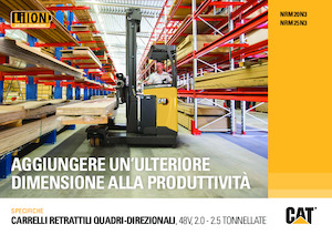 Carrelli elevatori retrattili elettrici Caterpillar NRM25N3