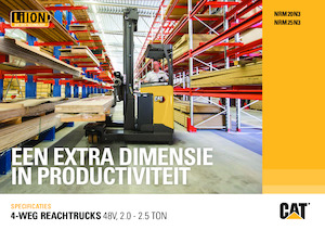 Carrelli elevatori retrattili elettrici Caterpillar NRM25N3