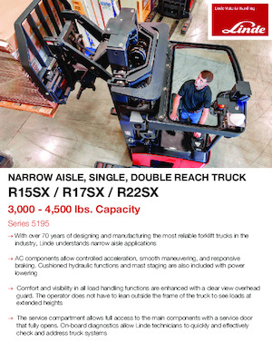 Carrelli elevatori retrattili elettrici Linde R17SX-24V