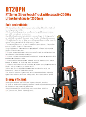 Carrelli elevatori retrattili elettrici Noblelift RT20PH