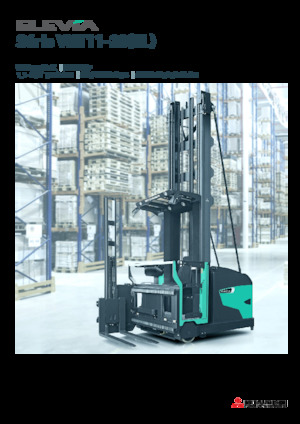 Carrelli elevatori retrattili elettrici Mitsubishi VNT13