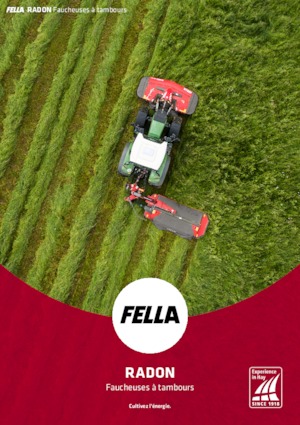 Falciatrici a dischi tamburo senza condizionatore Fella Radon 225