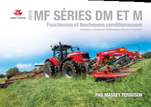 Falciatrici a dischi disco con condizionatore Massey Ferguson DM367 TL-V-RC