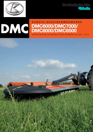 Falciatrici a dischi disco con condizionatore Kubota DMC6032N 