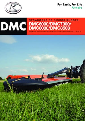 Falciatrici a dischi disco con condizionatore Kubota DMC6032N 