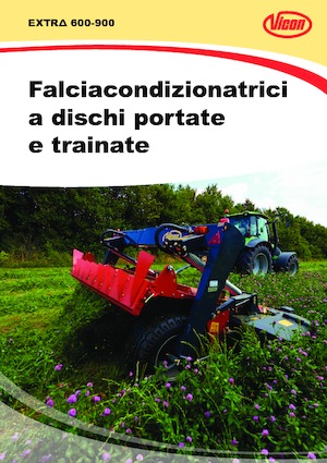 Falciatrici a dischi disco con condizionatore Vicon Extra 736 T