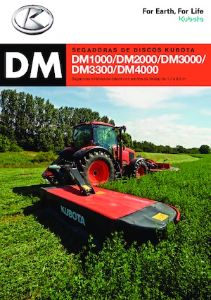 Falciatrici a dischi disco senza condizionatore Kubota DM2032