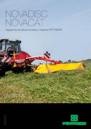 Falciatrici a dischi disco senza condizionatore Pöttinger NovaCat 352 CF
