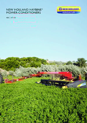 Falciatrici a dischi disco con condizionatore New Holland 488