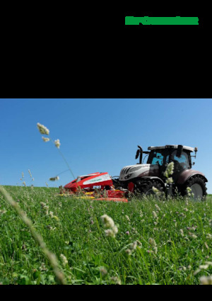 Falciatrici a dischi disco con condizionatore Pöttinger NovaCat 352 RC