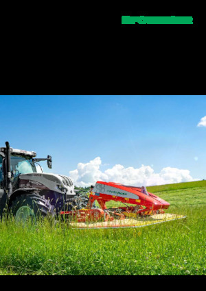 Falciatrici a dischi disco con condizionatore Pöttinger NovaCat 352 RC