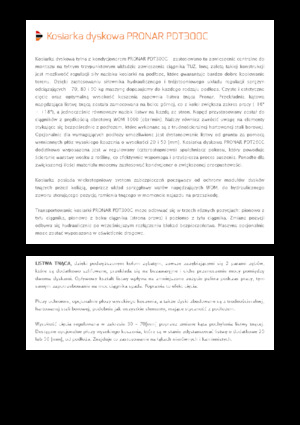 Falciatrici a dischi disco con condizionatore Pronar PDT 300 C