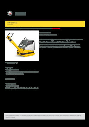 Piastre vibranti reversibili Wacker Neuson DPU6555Hecs 