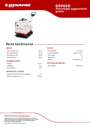 Piastre vibranti reversibili Dynapac DRP60D