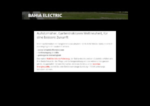 Trattorini tosaerba, Giardino e Giardinaggio Etesia BAHIA ELECTRIC