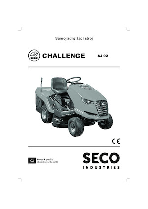 Trattorini tosaerba, Giardino e Giardinaggio SECO Challenge AJ