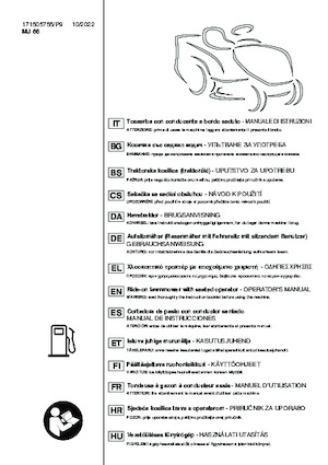 Trattorini tosaerba, Giardino e Giardinaggio Stiga Combi 166