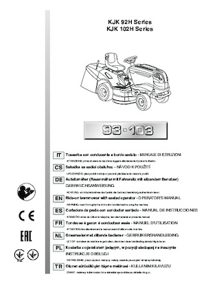 Trattorini tosaerba, Giardino e Giardinaggio Efco EF 103/16 K