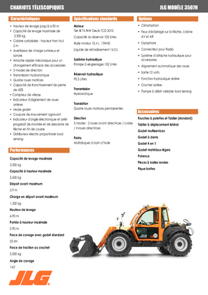 Sollevatori Telescopici Fissi JLG 3507 H