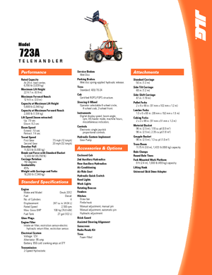Sollevatori Telescopici Fissi JLG 723 A