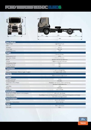 Telaio rigido Ford 1833 DC