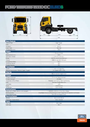 Telaio rigido Ford 1833D DC