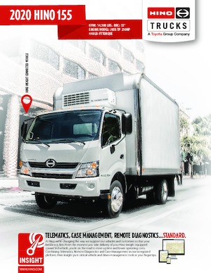 Telaio rigido Hino 2020 HINO 155 4x2