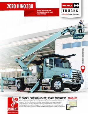 Telaio rigido Hino 2020 HINO 338 4x2