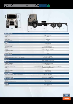 Telaio rigido Ford 2533 DC