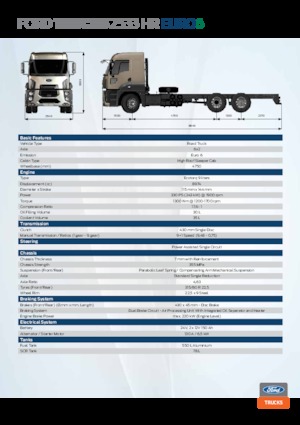 Telaio rigido Ford 2533 HR