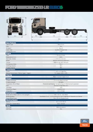 Telaio rigido Ford 2533 LR