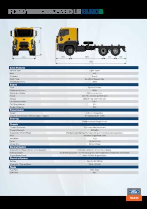 Telaio rigido Ford 2533D LR