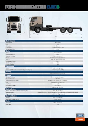 Telaio rigido Ford 2633 LR