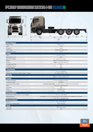 Telaio rigido Ford 3233S HR