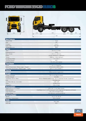 Telaio rigido Ford 3542D