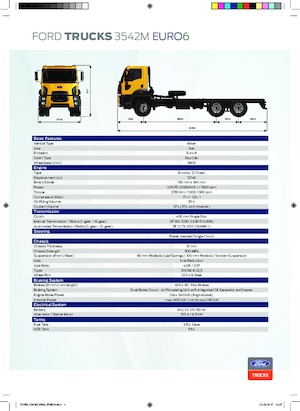 Telaio rigido Ford 3542M