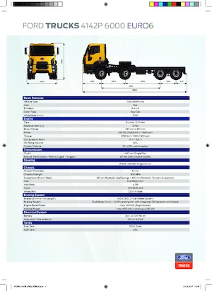 Telaio rigido Ford 4142P 6000