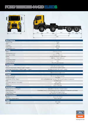 Telaio rigido Ford 4442D