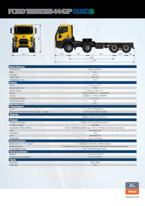 Telaio rigido Ford 4442P