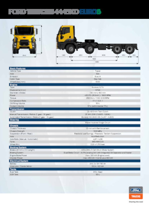 Telaio rigido Ford 4445 XD