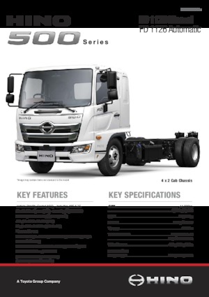 Telaio rigido Hino 500 FD 1126 4x2