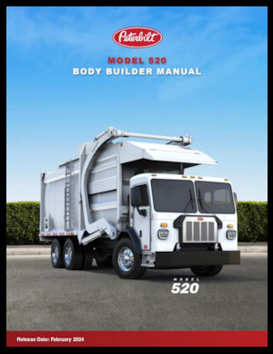 Telaio rigido Peterbilt 520 Cummins L9N