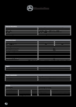 Telaio rigido Mercedes-Benz Actros 1824 L 4x2