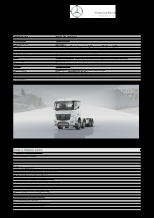 Telaio rigido Mercedes-Benz Arocs 4140 AK 8x6