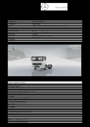 Telaio rigido Mercedes-Benz Atego 1523 K 4x2