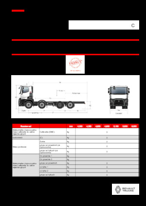 Telaio rigido Renault C P8X2*6 TAG 11L E6